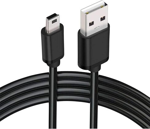 كابل بيانات USB صغير إلى Mini B - بطول إضافي 15 قدم. كابل Mini B مع جودة فائقة لمزامنة البيانات والشحن متوافق مع PS3، وDash Cam، والكاميرات الرقمية، وPDA، والماسحات الضوئية، وما إلى ذلك. (15 قدمًا) in Kuwait