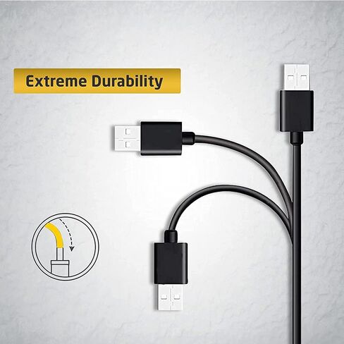 كابل بيانات USB صغير إلى Mini B - بطول إضافي 15 قدم. كابل Mini B مع جودة فائقة لمزامنة البيانات والشحن متوافق مع PS3، وDash Cam، والكاميرات الرقمية، وPDA، والماسحات الضوئية، وما إلى ذلك. (15 قدمًا) in Kuwait