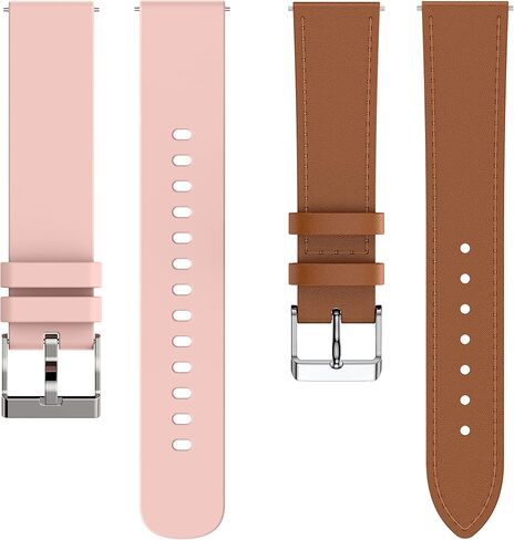 KALINCO 2-Pack Smart Watch Bands 20mm Adjustable Replacement Bands Straps for P22 P96 P32 P36 Smartwatch in Saudi Arabia