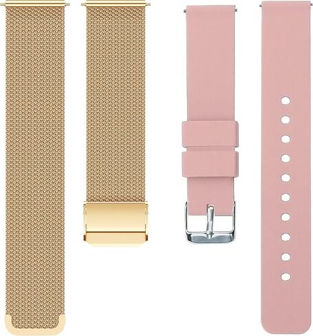 KALINCO 2-Pack Smart Watch Bands 20mm Adjustable Replacement Bands Straps for P22 P96 P32 P36 Smartwatch in Saudi Arabia
