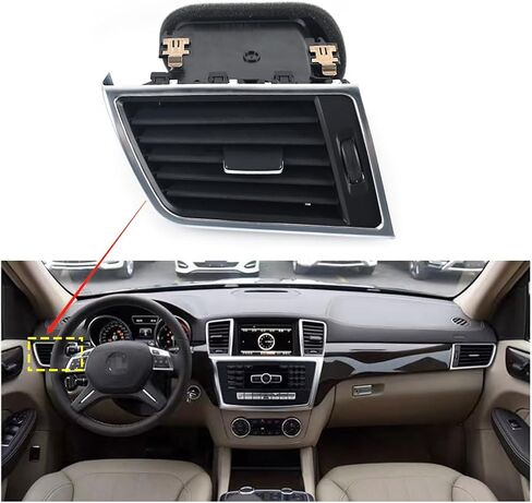 Central Dashboard Air Vent Dashboard Air Vent for Benz ML350 ML400 ML500 GL350 GL450 GL500 GLE320 GLE400 GLE AMG GLS 350 400 500 3W166 X166 Replacement number# 16683000542A17 1668300054 A1668300054 in Kuwait