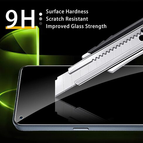 2 Pack Tempered Glass Screen Protector for OnePlus Nord N20 5G with 2 Pack Camera Lens Protector,Anti-Fingerprint,Shatter Proof,HD Clarity in Kuwait