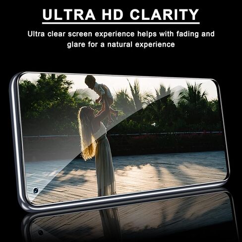 2 Pack Tempered Glass Screen Protector for OnePlus Nord N20 5G with 2 Pack Camera Lens Protector,Anti-Fingerprint,Shatter Proof,HD Clarity in Kuwait