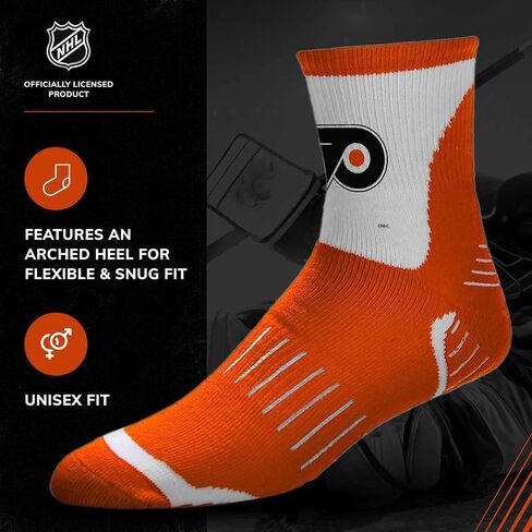 For Bare Feet NHL Youth Surge Socks - All Weather Performance - Machine Washable - Boys & Girls - Comfortable socks for Game in Saudi Arabia
