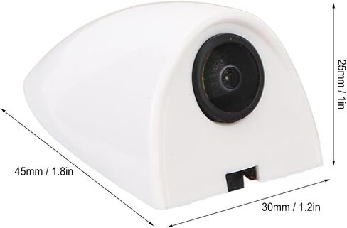 Car Blind Spot Camera Night Vision Assist Waterproof Tape Mounting Left Right Side View Camera for Car Surveillance System (Black) in Saudi Arabia