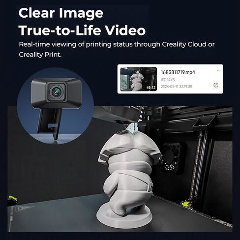 Official Nebula Camera HD USB Camera with Night Vision,24Hours Real-time Monitoring& Spaghetti Detection Compatible with Creality Sonic Pad,Nebula Pad,Ender-3 V3 KE&SE/CR-10 SE/HALOT-MAGE Pro in Saudi Arabia