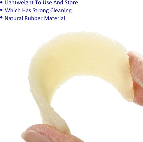 2 Pack Rubber Residue Eraser - Cleaning Tool for Removing Adhesive Glue from Paper Plastic, Apply to Art Craft (White, 10cmx4cmx0.6cm) in Saudi Arabia