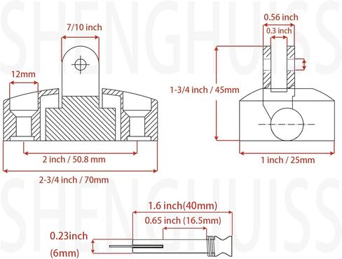 Yanyu 2 Pack Boat Bimini Top Swivel Deck Hinge 316 الفولاذ المقاوم للصدأ البحرية المفصلي، قابل للتعديل سطح دوار المفصلي، مع دبوس ومسامير قابلة للإزالة in Kuwait