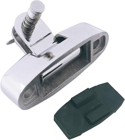 Yanyu 2 Pack Boat Bimini Top Swivel Deck Hinge 316 الفولاذ المقاوم للصدأ البحرية المفصلي، قابل للتعديل سطح دوار المفصلي، مع دبوس ومسامير قابلة للإزالة in Kuwait