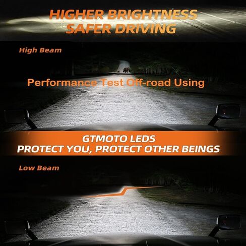 Polaris Sportsman 400 450 500 550 570 800 850 1000 XP Pod Light High Beam, 881/886 Bulb, Powerful 6000K Bright White ATV Lights, 1-Pack in Saudi Arabia
