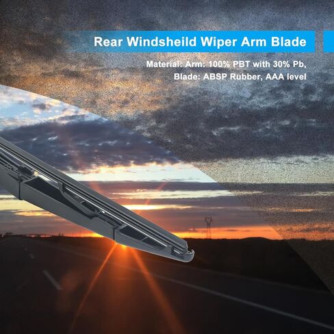 5139835AC الخلفية ذراع الممسحة شفرة ل جيب جراند شيروكي 2005 2006 2007 2008 2009 2010 الخلفية ممسحة زجاج أمامي شفرة مجموعة 55156514AC 05139836AB in Kuwait