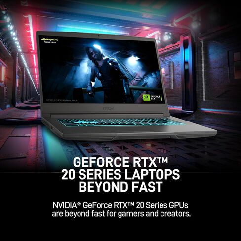 كمبيوتر محمول للألعاب MSI Thin 15 15.6 بوصة 144 هرتز FHD: Intel Core i5-13420H، NVIDIA Geforce RTX 2050، 16 جيجابايت DDR5، 512 جيجابايت NVMe SSD، Cooler Boost 5، Win 11: أسود B13UCX-2040US in Saudi Arabia