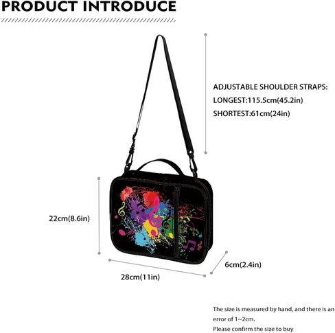 One-shoulder Slung Bible Bag with Lovely Print Girls Boys Schoolbag Women Men Handbag for Work Outdoor Use in Saudi Arabia