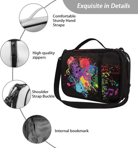 One-shoulder Slung Bible Bag with Lovely Print Girls Boys Schoolbag Women Men Handbag for Work Outdoor Use in Saudi Arabia