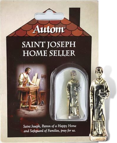 مجموعة بيع المنزل Needzo Saint Joseph مع تمثال وصلوات وتعليمات، مجموعة سمسار عقارات كبيرة (عبوة من 12 قطعة) in Saudi Arabia