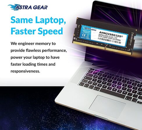 Astra-Gear 4GB(1x4GB) 2666Mhz DDR4 Unbuffered Non-ECC SO-DIMM Upgrade for Laptop Notebook Memory Ram 1.2V CL19 260-Pin(AHN19D4G26S) in Saudi Arabia