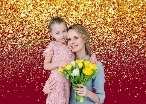LYCGS 5X3FT Royal Blue Glitter Backdrop Birthday Backdrop Gold Spots Bokeh Backdrop Wedding Prom Graduation Photography Background Happy New Year Backdrop Studio Props X-77 in Saudi Arabia