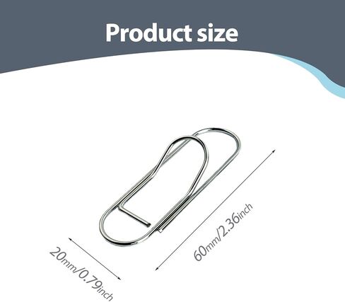 12 قطعة حامل مشبك قلم للكمبيوتر الدفتري مشبك ورق معدني من الفولاذ المقاوم للصدأ لأقلام الرصاص وحافظة المجلات الورقية وحامل مشبك آمن (فضي) in Kuwait