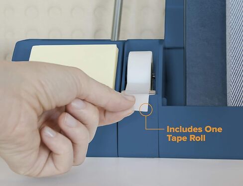 Bostitch Office Konnect Tape Dispenser with Premium Single-sided Tape, Sticks to Desk, Blue (KT-TAPE-BLUE) in Saudi Arabia