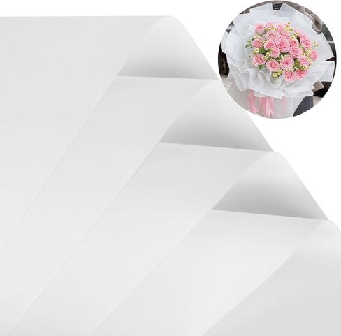 VOWOVOSDAY 20Pcs Black Flower Wrapping Paper, Bouquet Wrapping Paper Flower Bouquet Wrapping Paper 23x23Inch,Floral Wrapping Paper,Wrapping Paper for Flower Bouquet (Misty Black08) in Saudi Arabia