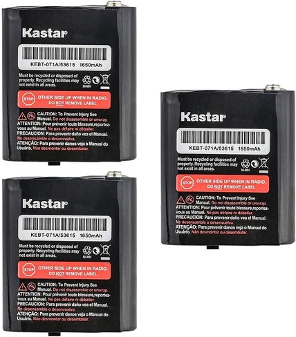 Kastar 5-Pack Ni-MH Battery 3.6V 1650mAh Replacement for Motorola Radios Talkabout T461, Talkabout T465, Talkabout T605 H20, Talkabout T470 T47X, Talkabout T480, Talkabout T500, Talkabout T600 H20 in Kuwait