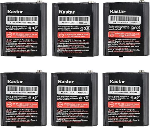 Kastar 5-Pack Ni-MH Battery 3.6V 1650mAh Replacement for Motorola Radios Talkabout T461, Talkabout T465, Talkabout T605 H20, Talkabout T470 T47X, Talkabout T480, Talkabout T500, Talkabout T600 H20 in Kuwait