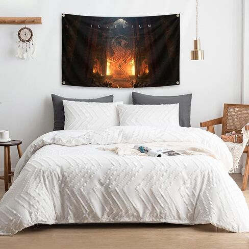 ORgefy IL-LENI-UM Album Cover Tapestry for Room, 3x5 Ft Tapestry, Funny Tapestry Man Cave Wall Tapestry for College Dorm Room Decor,Outdoor Party, black in Saudi Arabia