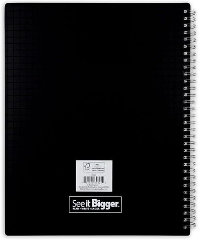 PlanAhead See IT Bigger October 2023 - December 2024 Monthly/Weekly Large Planner 8.5" x 11"(BLACK) in Saudi Arabia