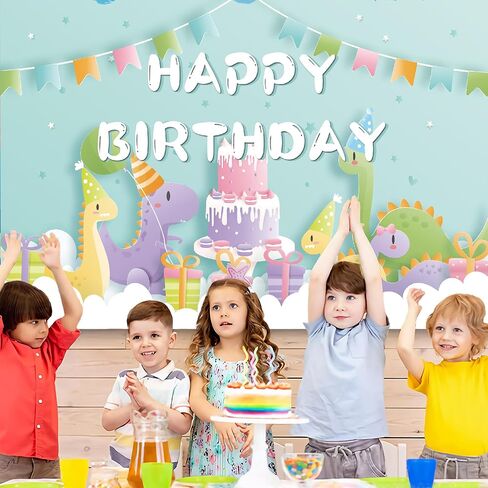 Happy Birthday Banner Decorations for Children, Large Yard Baby Shower Party Backdrops Sign Poster Background for Indoor Outdoor Anniversary Decoration for Kids Boys Girls 70.8 x 43.3 Inch in Saudi Arabia