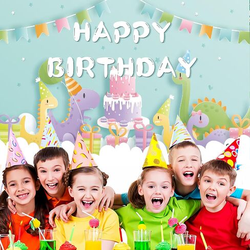 Happy Birthday Banner Decorations for Children, Large Yard Baby Shower Party Backdrops Sign Poster Background for Indoor Outdoor Anniversary Decoration for Kids Boys Girls 70.8 x 43.3 Inch in Saudi Arabia