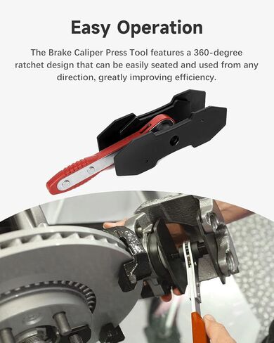 أداة ضغط فرجار الفرامل، أداة ضغط فرجار 4 في 1، أداة ضغط فرجار فرامل 360 درجة، أداة ضغط مكبس فرجار مناسبة للشاحنات والسيارات in Kuwait