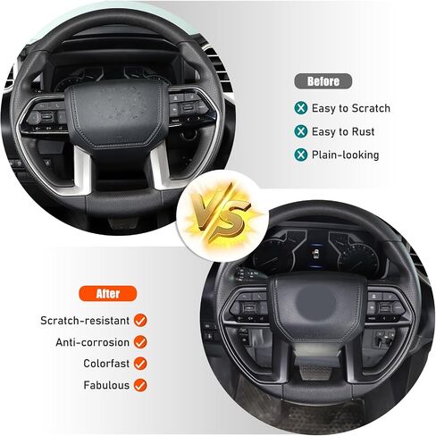 Compatible with Toyota Tundra Sequoia 2022 2023 2024 Tacoma 2024 ABS Interior Accessories (Blue) in Saudi Arabia