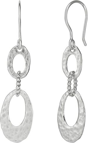 Silpada 'Circles All Around' Drop Earrings in Sterling Silver in Saudi Arabia
