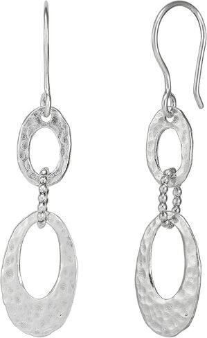 Silpada 'Circles All Around' Drop Earrings in Sterling Silver in Saudi Arabia