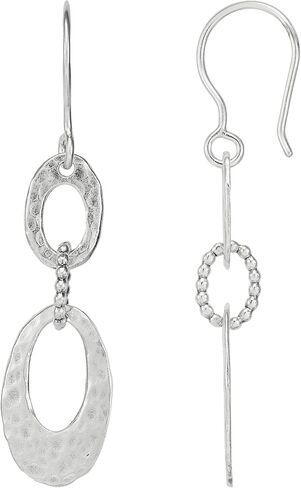 Silpada 'Circles All Around' Drop Earrings in Sterling Silver in Saudi Arabia