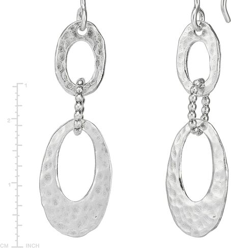 Silpada 'Circles All Around' Drop Earrings in Sterling Silver in Saudi Arabia