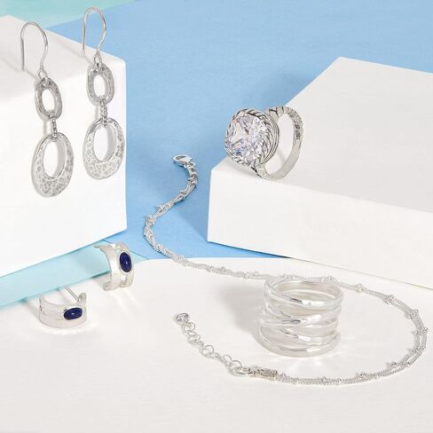 Silpada 'Circles All Around' Drop Earrings in Sterling Silver in Saudi Arabia