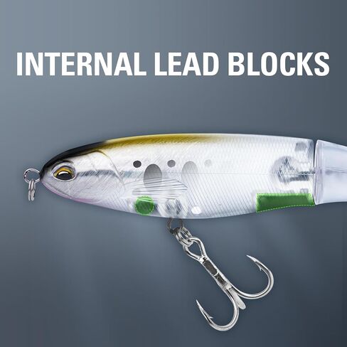 تسليم 3 قطع من طُعم الصيد في المياه العلوية للباس، طقم طُعم الصيد، طُعم عائم مع ذيل دوار عائم لسمك السلمون المرقط، طُعم المياه العلوية للمياه المالحة العذبة in Kuwait