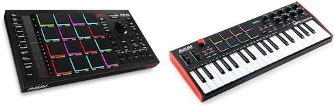 مجموعة Akai Beat Maker - آلة طبول وحدة التحكم MPC Studio MIDI الاحترافية من Akai، وواجهة صوت M-Audio AIR 192|4، وميكروفون XLR، وسماعات رأس الاستوديو in Kuwait