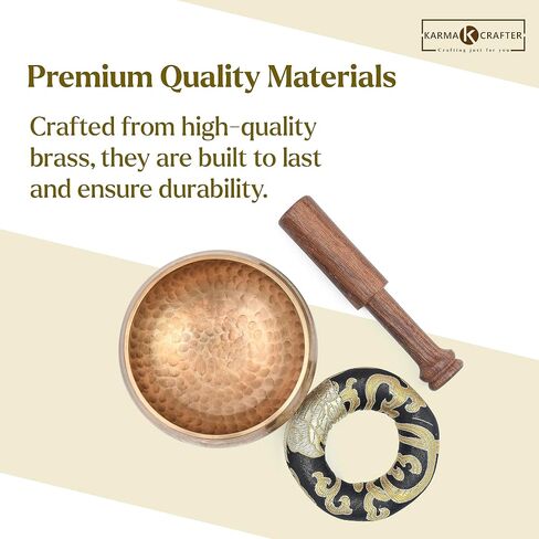 Harmonize Your Soul with our Exquisite 3.5" Tibetan Singing Bowl Set – Elevate Meditation with Included Cushion and Mallet – Experience Sound Bath Healing with Authentic Cuencos Tibetanos in Saudi Arabia
