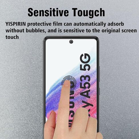 عبوتان من واقي الشاشة الزجاجي المقوى المضاد للتجسس لهاتف Samsung Galaxy A23 5G/4G، صلابة 9H، خالي من الفقاعات، حساس للمس، 20 مم × 20 مم in Saudi Arabia