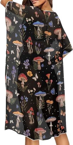 Womens Kimono Swimsuit Coverups Casual Loose Long Bathing Suit Cover Up Summer Beach Coverup in Saudi Arabia