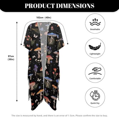 Womens Kimono Swimsuit Coverups Casual Loose Long Bathing Suit Cover Up Summer Beach Coverup in Saudi Arabia