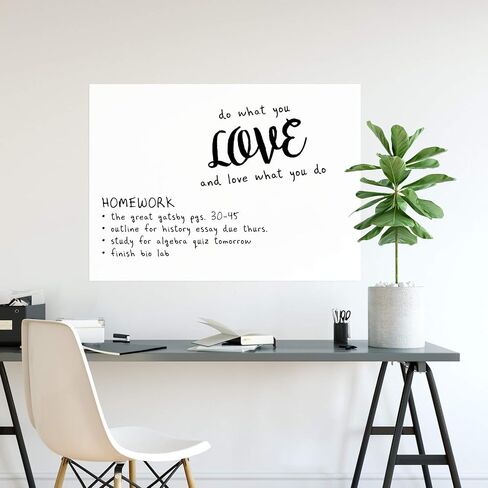 WallPops WPE90261 Medium Message Board, White & Off-White in Saudi Arabia