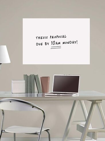 WallPops WPE90261 Medium Message Board, White & Off-White in Saudi Arabia