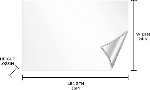 WallPops WPE90261 Medium Message Board, White & Off-White in Saudi Arabia