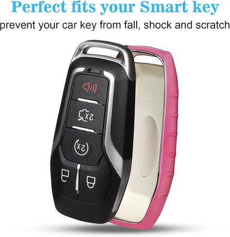 Ford Mustang Key fob Cover Ford Edge Key fob Cover Ford Key fob Cover Ford case Ford Fusion Key fob Cover Ford Explorer Key fob Cover Lincoln Key fob Cover Key fob Shell in Saudi Arabia