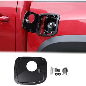Car Fuel Tank Cap Replacement Anti-theft Lock Cap Fit Toyot@a Tacoma 2016-2023 Truck Door Locking Gas Cap Tank Cover Fuel Filler Door Protector with Lock Trim Cover Decoration Kit Accessories