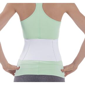 NYOrtho Tapered Abdominal Binder - Firm Compression Wrap - Breathable Stomach Support Post Injury or Surgery - With Contoured Body-Specific Design - 24-30 Inch