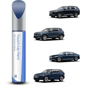 707 Crystal White Pearl Tricoat Touch Up Paint Compatible with Volvo Exact Match Chips and Nicks Touch Up